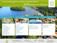 tourismus-gruenheide.de Webseite Vorschau