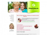 pflege-jana.de Webseite Vorschau