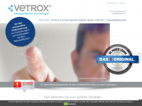 vetrox.ch Webseite Vorschau