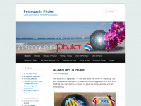 petanque-in-phuket.de Webseite Vorschau