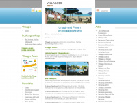 villaggio-azurro.de Webseite Vorschau