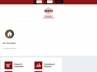 mdh-partner.net Webseite Vorschau