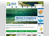 wasserleben-augsburg.de Webseite Vorschau