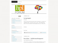 hplforum.wordpress.com Webseite Vorschau