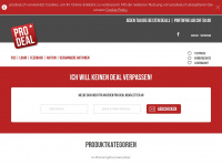 prodeal.ch Webseite Vorschau