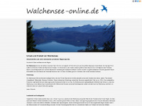 walchensee-online.de Webseite Vorschau