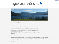 tegernsee-info.com Webseite Vorschau
