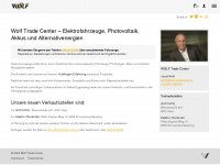 wolf-tradecenter.at Webseite Vorschau