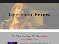 gretchenpeters.com Webseite Vorschau