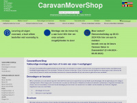 caravanmovershop.be Webseite Vorschau