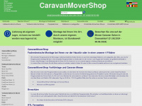 caravanmovershop.at Webseite Vorschau