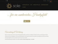 sole.ch Webseite Vorschau