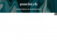 poncini.ch Webseite Vorschau