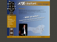 ash-guitars.ch Webseite Vorschau