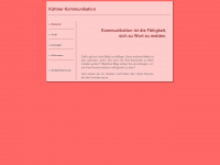 kuettner-kommunikation.de Webseite Vorschau