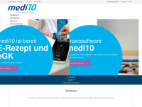 medi10.de Webseite Vorschau