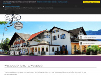 hotel-weinbauer.de Webseite Vorschau