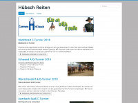 huebsch-reiten.de Webseite Vorschau