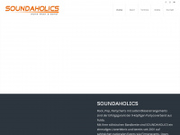 soundaholics.de Webseite Vorschau