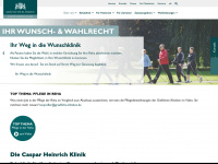 caspar-heinrich-klinik.de Webseite Vorschau
