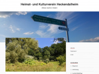 heckendalheim-am-jakobsweg.de Webseite Vorschau