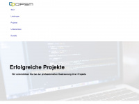 qpsm.de Webseite Vorschau