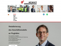 airport-excellence.com Webseite Vorschau