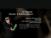 capone-dinnershow.de Webseite Vorschau