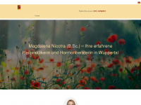 heilpraktikerin-nicotra.de Webseite Vorschau
