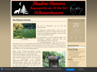 shadow-hunters.net Webseite Vorschau