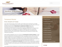 testament-muster.com Webseite Vorschau