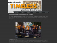 timeless-the-band.at Webseite Vorschau