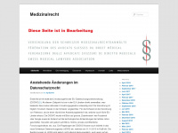 medizinalrecht.org Webseite Vorschau
