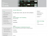 strafella.at Webseite Vorschau