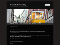 alexander-hanke.de Webseite Vorschau