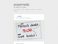 propermedia.de Webseite Vorschau