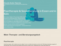 paartherapie-sexualberatung.de Webseite Vorschau
