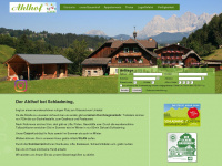 ahlhof.at Webseite Vorschau