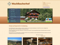 wachlbacherhof.at Webseite Vorschau