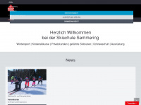 skischulesemmering.at Webseite Vorschau