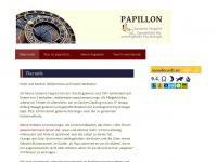 astropapillon.ch Webseite Vorschau