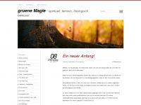 gruenemagie.wordpress.com Webseite Vorschau