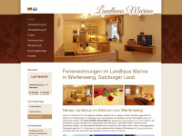 landhaus-marina.at Webseite Vorschau