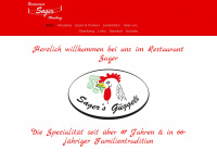 restaurant-sager.ch Webseite Vorschau