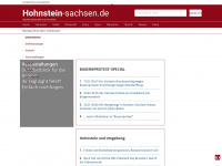 hohnstein-sachsen.de Webseite Vorschau