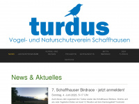 turdus.ch Webseite Vorschau