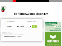 sv-roederau-bobersen.com Webseite Vorschau
