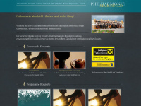 philharmonie-marchfeld.at Webseite Vorschau