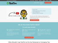 taxtim.com Webseite Vorschau