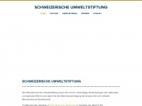 umwelt-stiftung.ch Webseite Vorschau